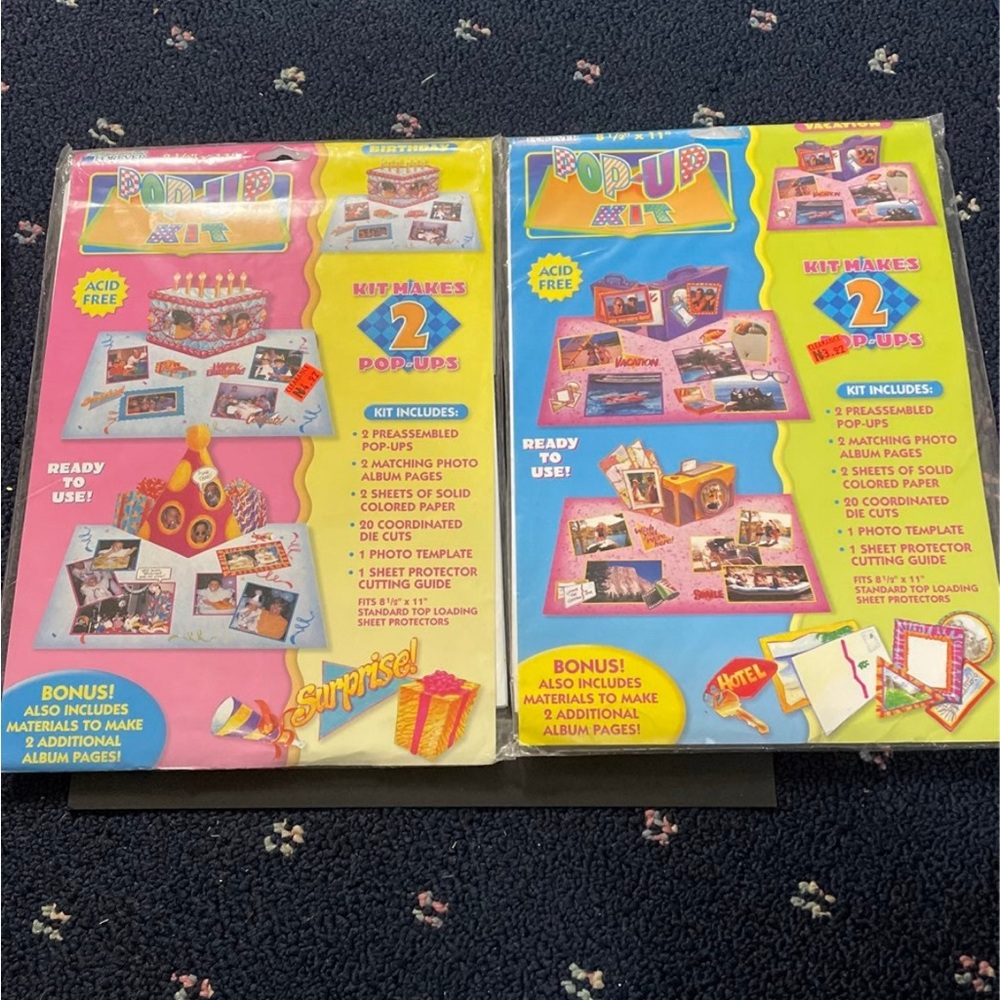 Pop Up Scrapbooking Kits